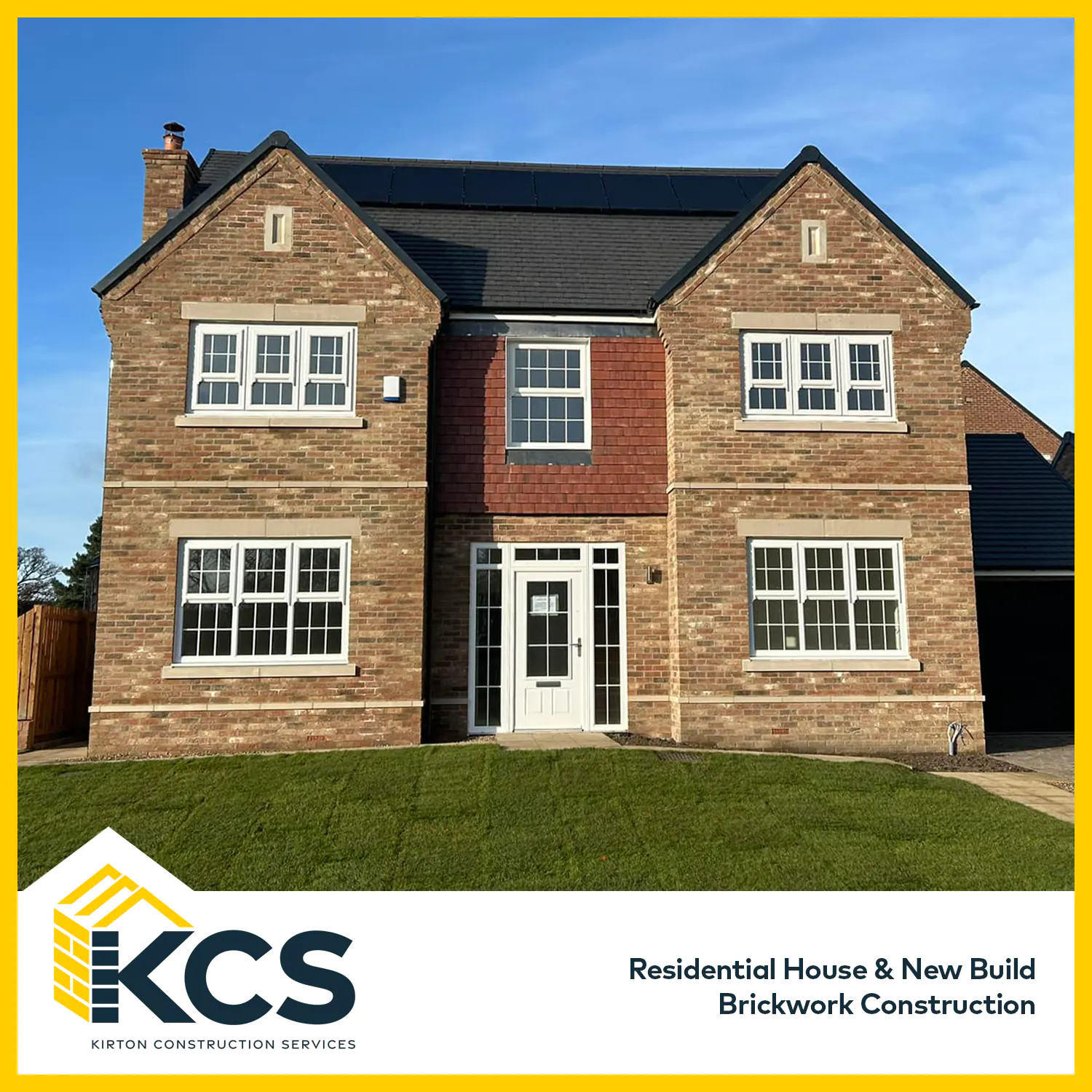 Residential House & New Build Brickwork Construction
