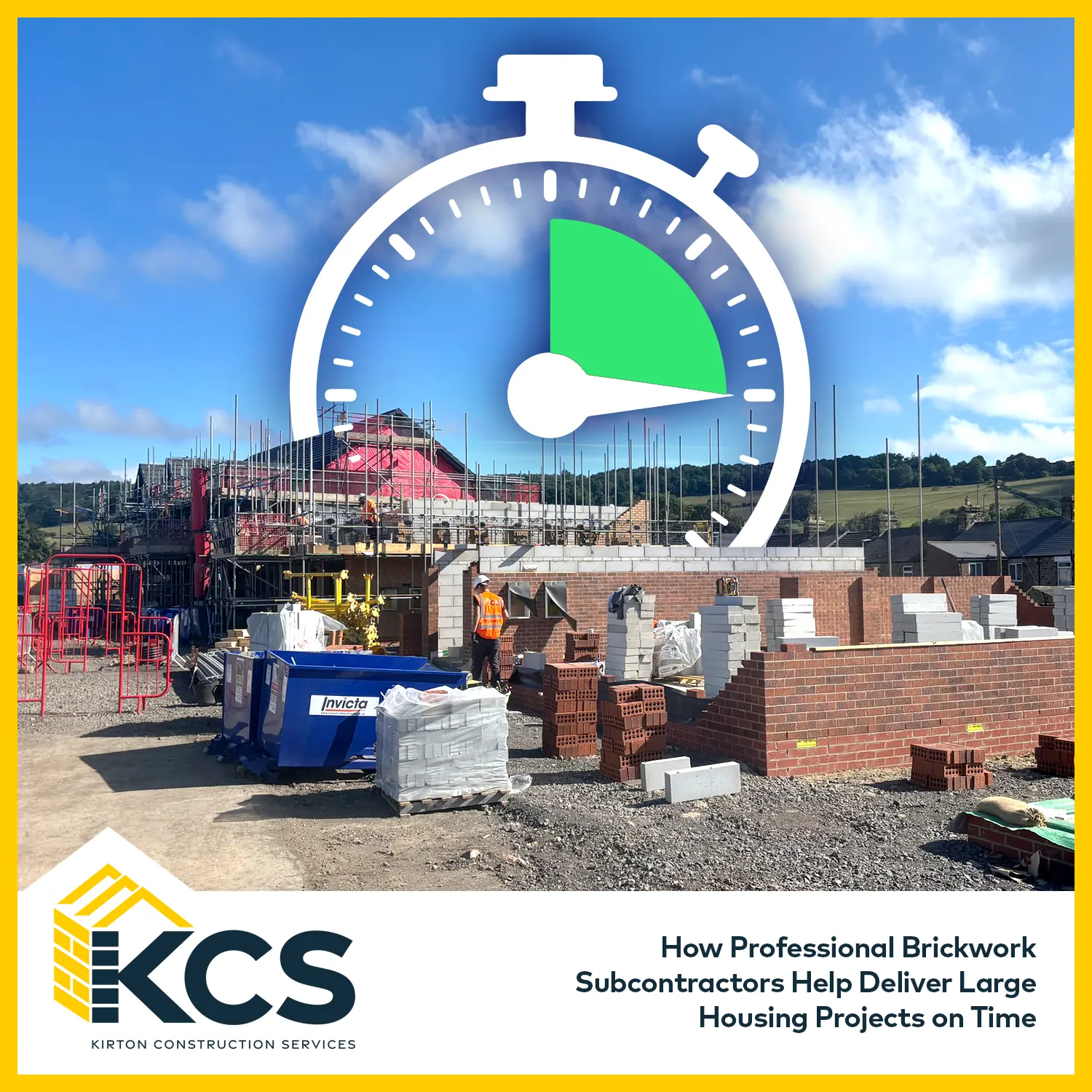 How Professional Brickwork Subcontractors Help Deliver Large Housing Projects On Time